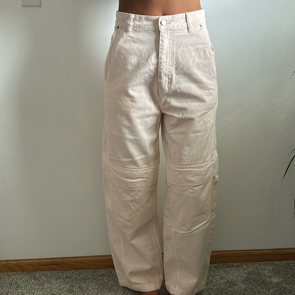 BDG High-Rise extreme baggy jeans light pink